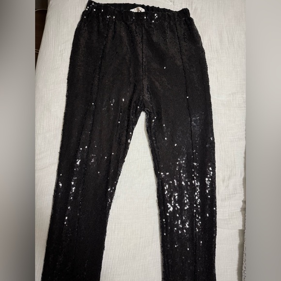 WAYF small Black sequin pants - Picture 5 of 8